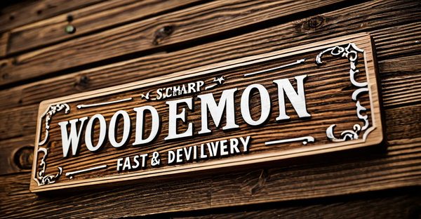 Signalétique en bois : personnalisation et livraison express